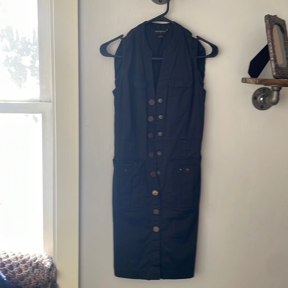 Banana Republic Safari Dress -Navy